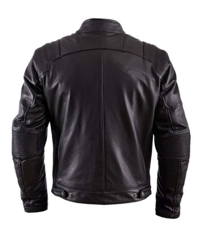 Harley leather jacket - Black leather jacket men's