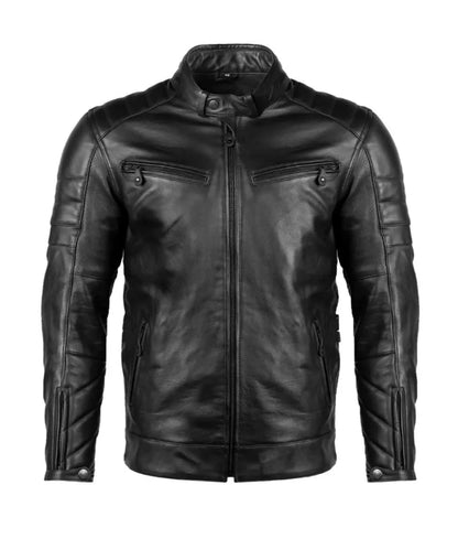 Men's Rider Leather Jacket - Bold and Sleek Design for the Modern Biker