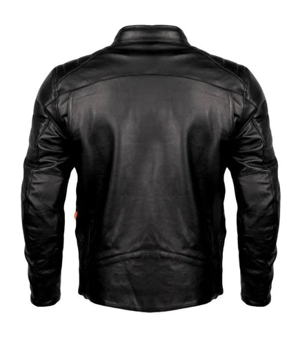 Men's Rider Leather Jacket - Bold and Sleek Design for the Modern Biker