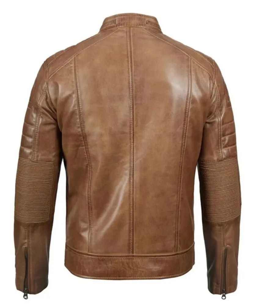 Classic Brown Leather Jacket for a Stylish and Timeless Look