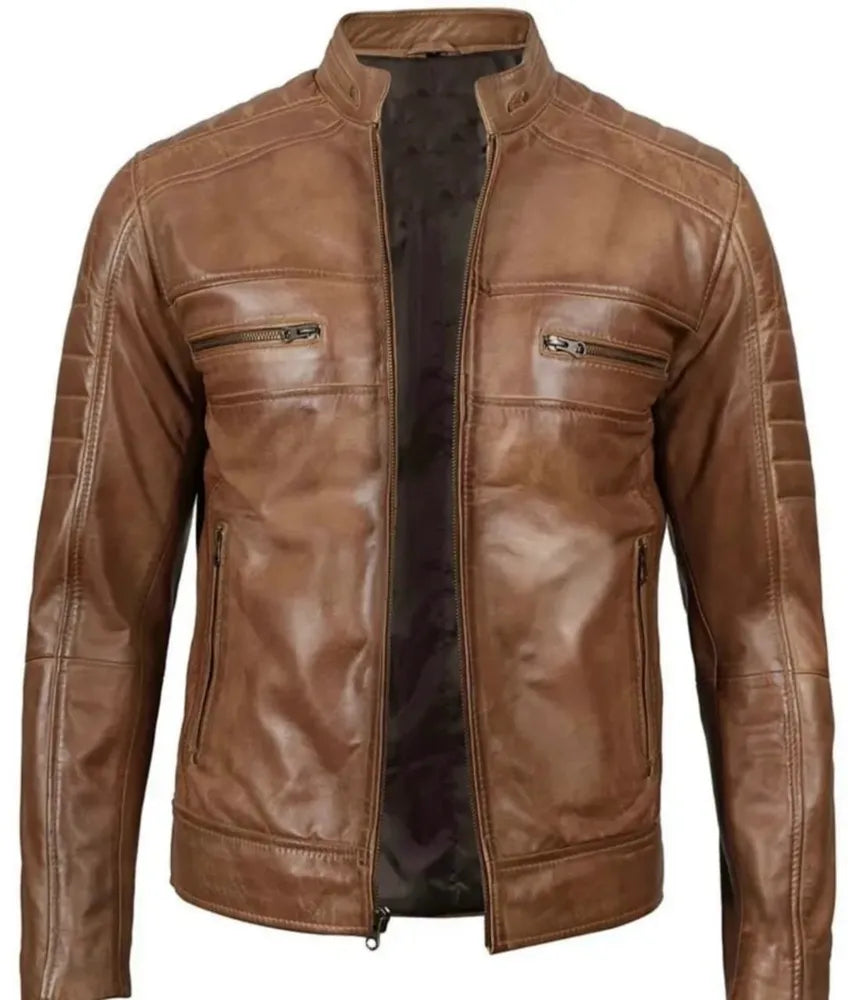 Classic Brown Leather Jacket for a Stylish and Timeless Look