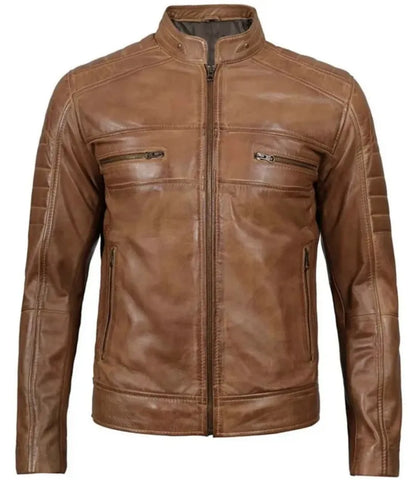 Classic Brown Leather Jacket for a Stylish and Timeless Look