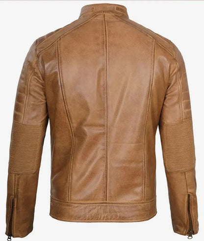 Elegant Jacket - leather bomber jacket