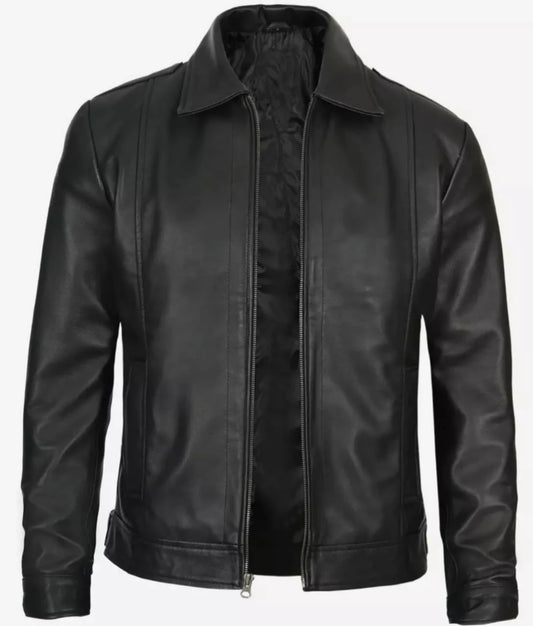 Black jacket men's leather - Classic Design for a Great Look