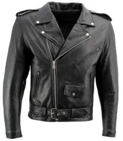 Women Asymmetrical Black Leather Jacket