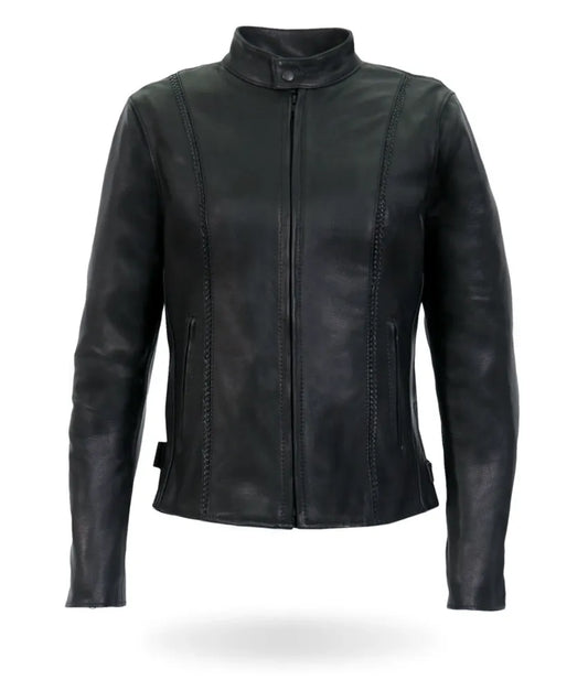 Ladies leather motorcycle jacket - Hot Leather jacket