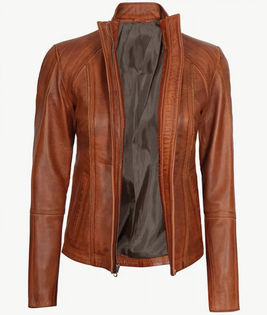 Brown Leather Jacket - Classic Style and Comfort for Every Occasion