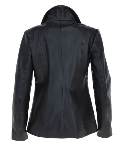 Women's Leather Jacket - Black Leather Jacket