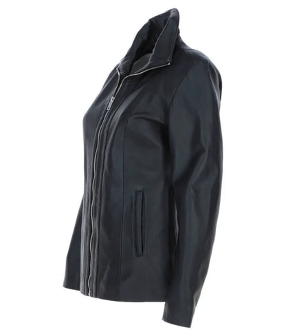 Women's Leather Jacket - Black Leather Jacket